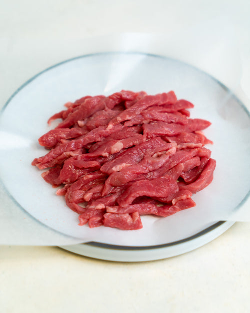 Tiras de ternera para fajitas