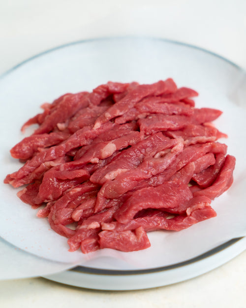 Tiras de ternera para fajitas