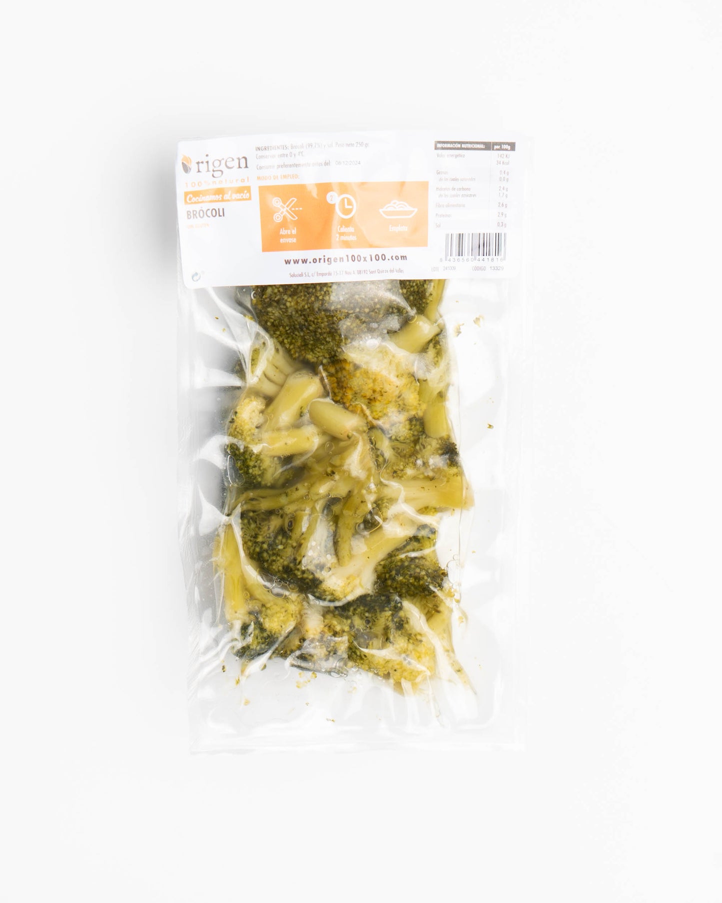 Brócoli cocido 250 g