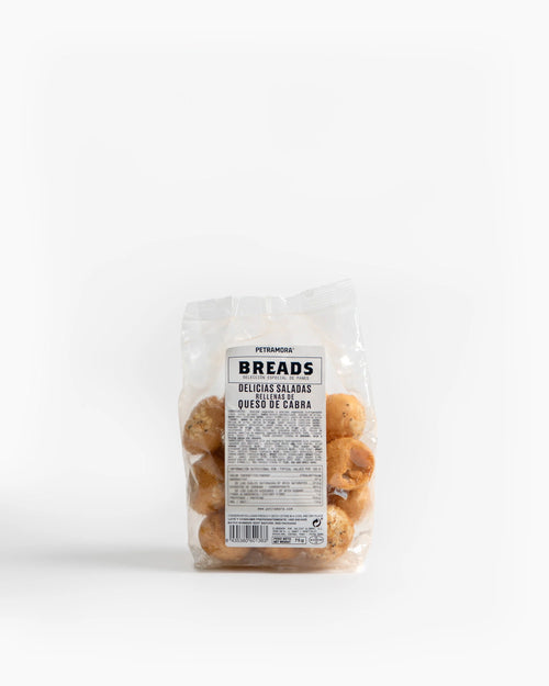 Delicias saladas rellenas de queso de cabra