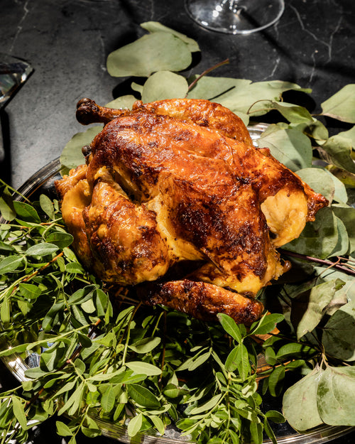 Pollo de caserío entero preasado