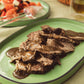 Roastbeef de ternera asado con salsa de vino tinto