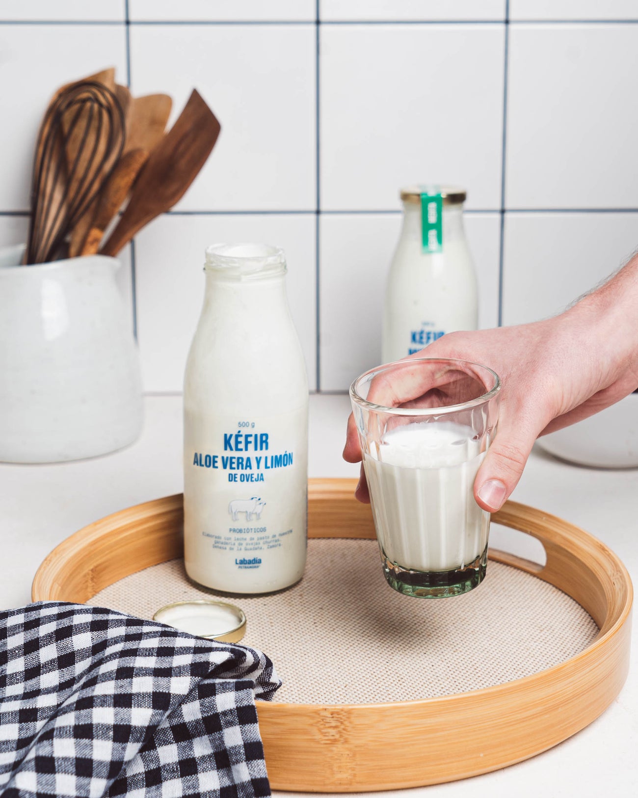 kéfir oveja aloe vera y limon