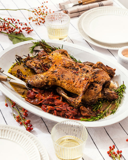 Pato entero preasado