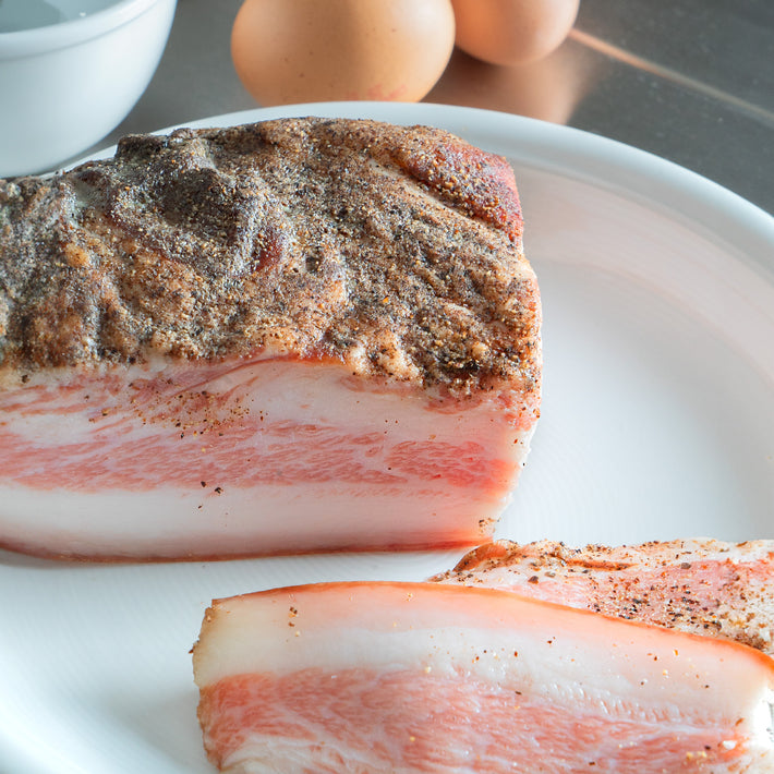 Guanciale italiano