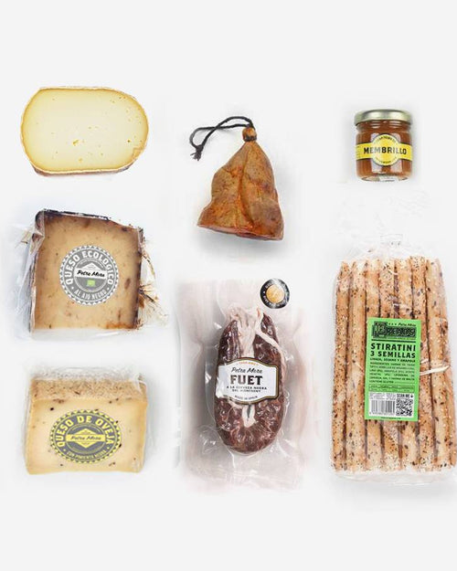 Aperitivo quesos y embutidos