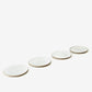 Plato de loza blanco para pan