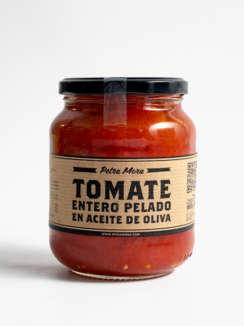 Tomate entero pelado en aceite de oliva 660 g