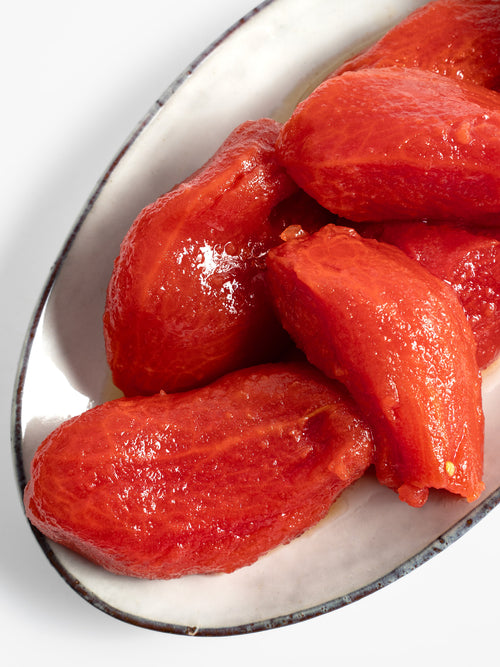 Tomate entero pelado en aceite de oliva 660 g