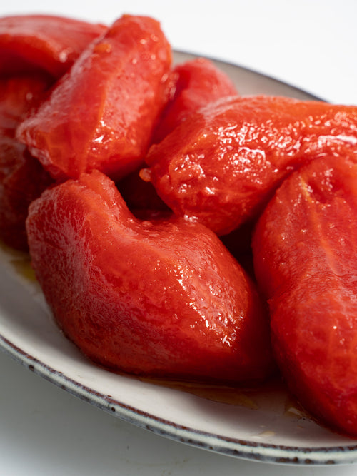 Tomate entero pelado en aceite de oliva 660 g