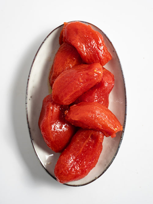 Tomate entero pelado en aceite de oliva 660 g