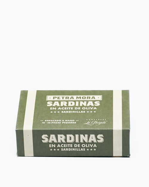 Sardinillas aceite de oliva pequeñas 16-20 118 g
